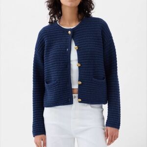 GAP Navy Cardigan L
